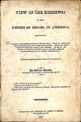 Title page for the 1825 edition of "View of The Hebrews" by Ethan Smith