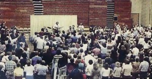 Calvary Chapel Yorba Linda (CA) in the late 1970's. This congregation later left Calvary Chapel and became the first Vineyard Church. 